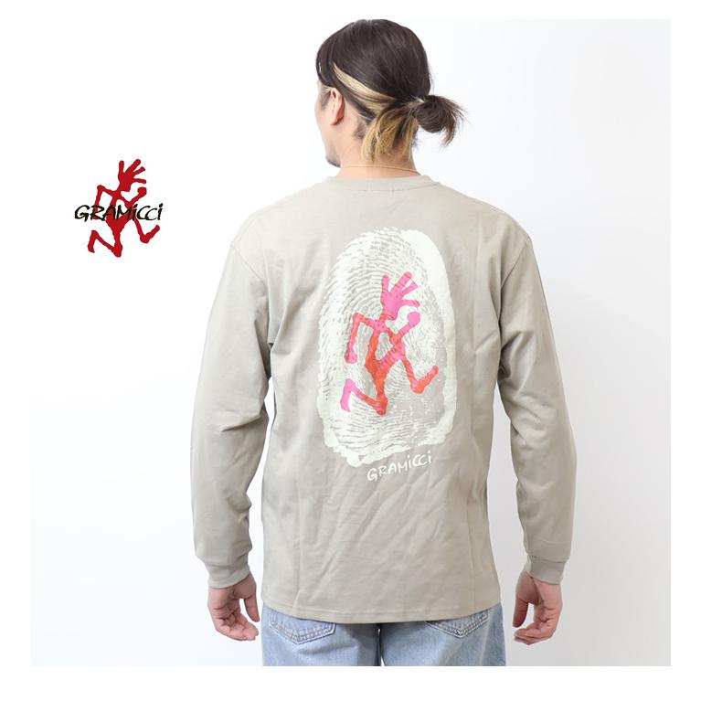 Gramicci（グラミチ） THUMBPRINT 長袖Tシャツ ロンT 長T メンズ 送料
