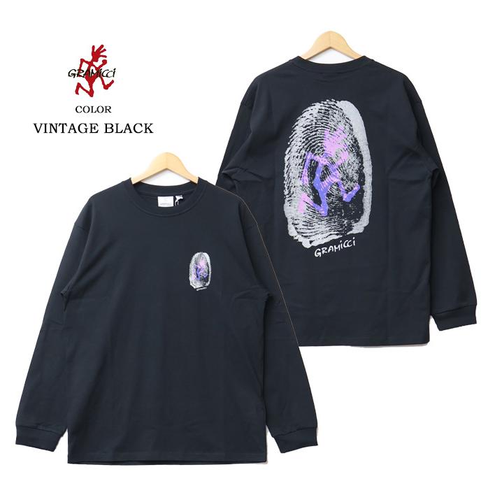 GRAMICCI グラミチ THUMBPRINT 長袖Tシャツ ロンT 長T メンズ GRAMICCI グラミチ THUMBPRINT 長袖Tシャツ ロンT 長T メンズ