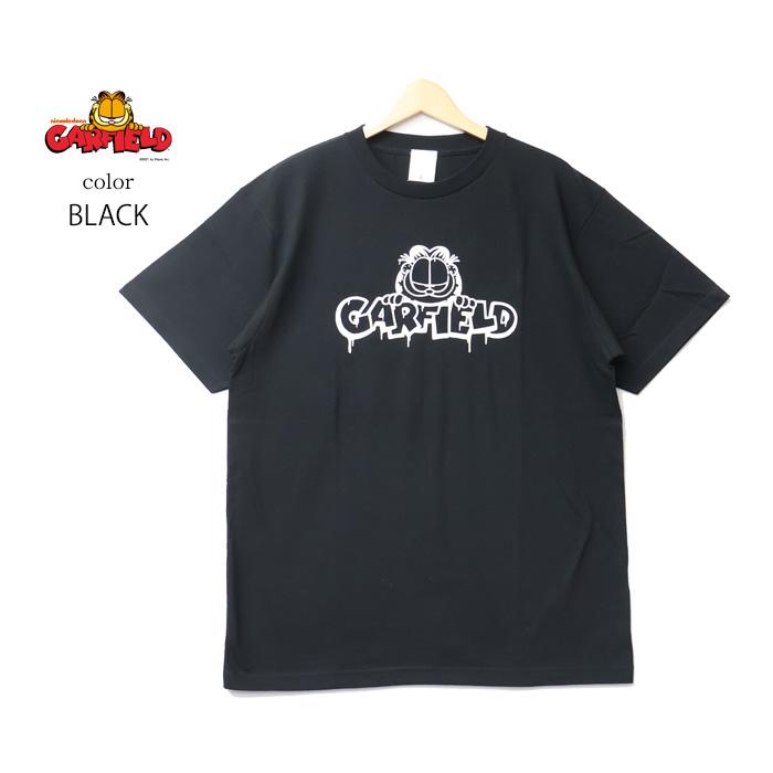 GARFIELD ガーフィールド プリント 半袖Tシャツ 半T メンズ GF2025001