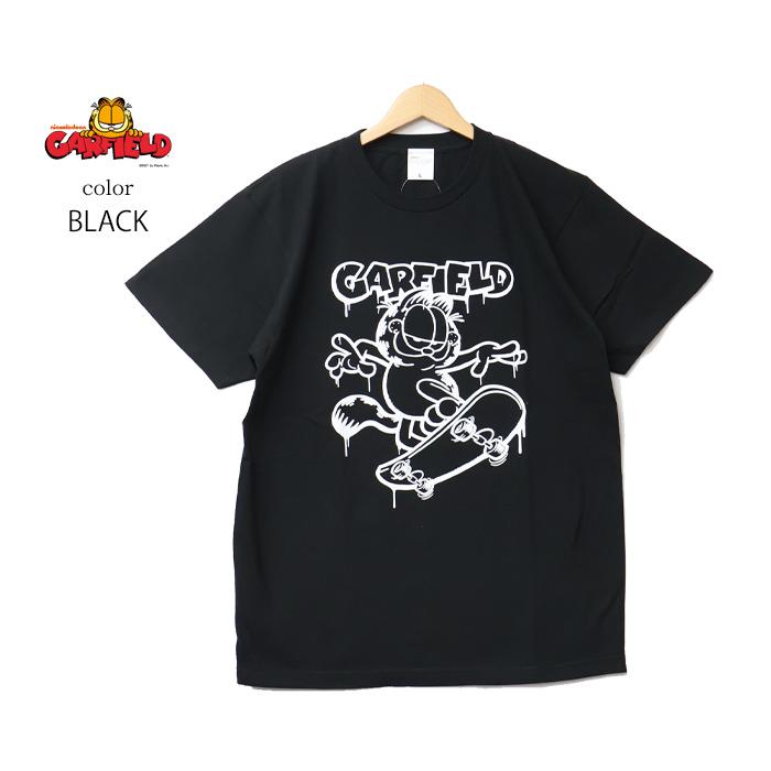 GARFIELD ガーフィールド プリント 半袖Tシャツ 半T メンズ GF2025004