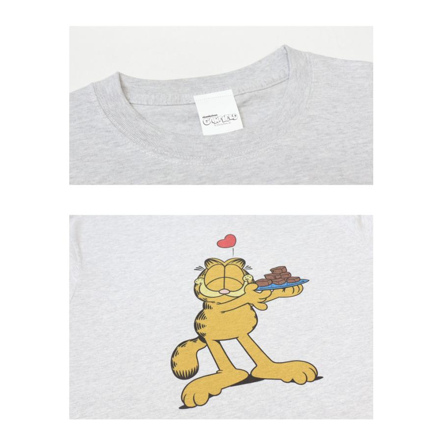 GARFIELD ガーフィールド プリント 長袖Tシャツ 長T ロンT メンズ