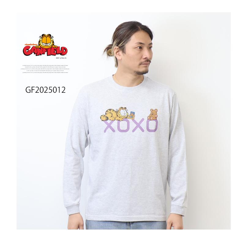 GARFIELD ガーフィールド プリント 長袖Tシャツ 長T ロンT メンズ