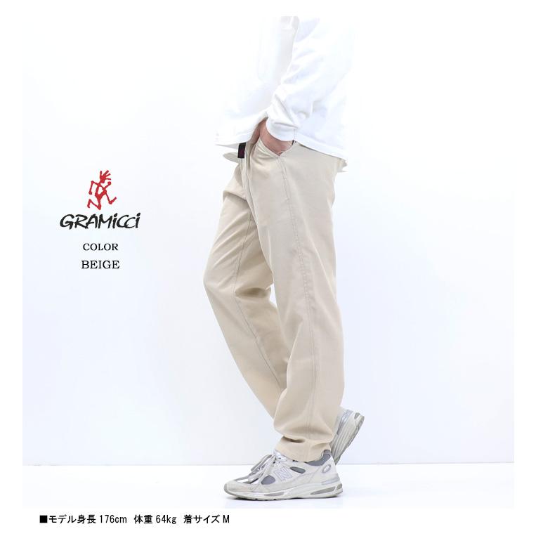 Gramicci（グラミチ） リネンブレンドイージーテーパードパンツ 麻混 