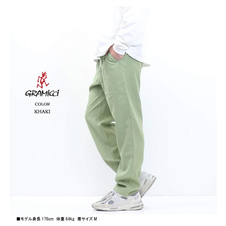 Gramicci（グラミチ） リネンブレンドイージーテーパードパンツ 麻混