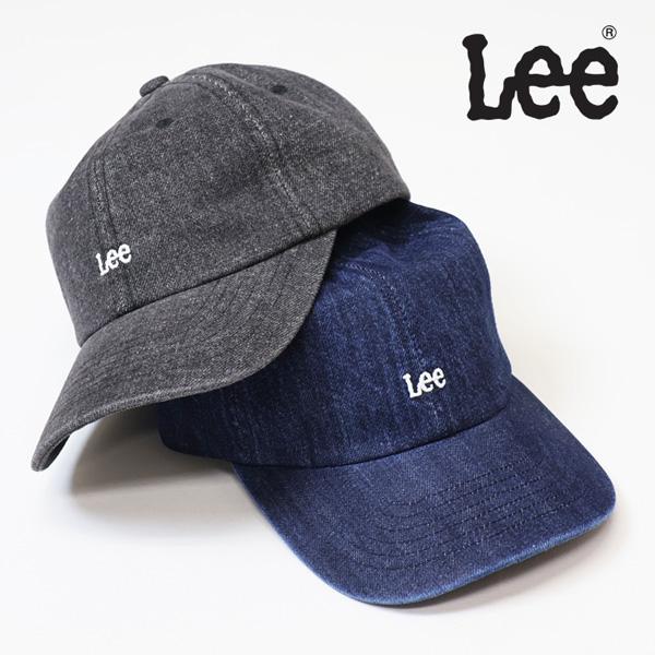 Lee（リー） ミニロゴ刺繍 デニム ベースボールキャップ メンズ