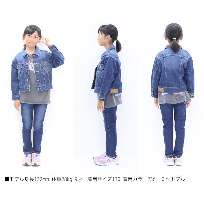 Lee リー キッズ ライダースジャケット デニムジャケット Gジャン ジージャン ライトアウター 子供用 男の子 女の子 ジュニア 送料無料 LK2100の画像