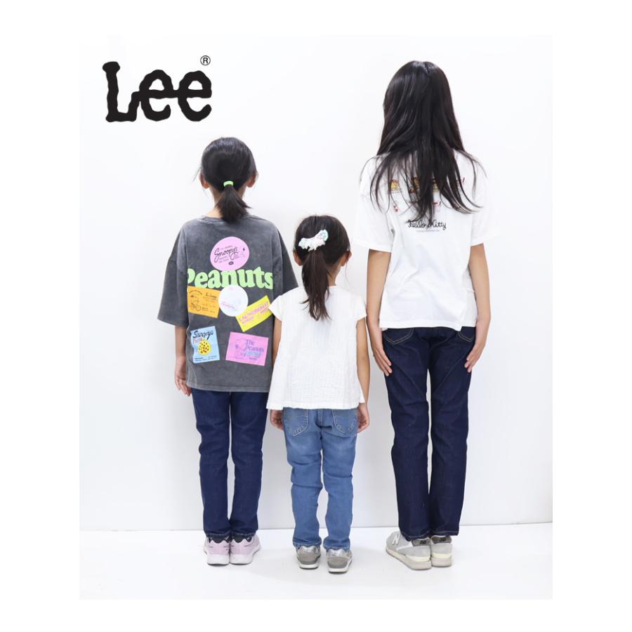 Lee（リー） キッズ ベビー ウエストゴム ストレート デニム ジーンズ