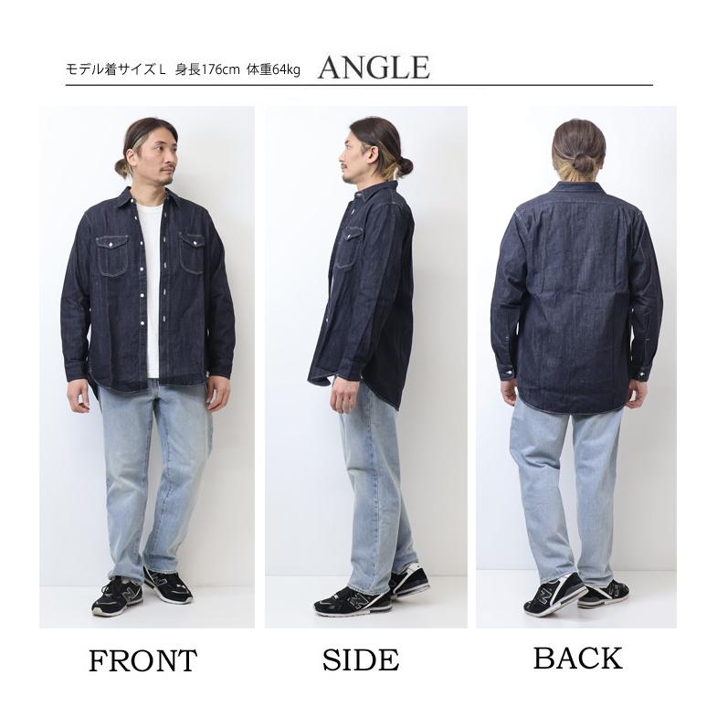 Lee（リー） Dungarees ダンガリーズ ワーク デニムシャツ 長袖シャツ