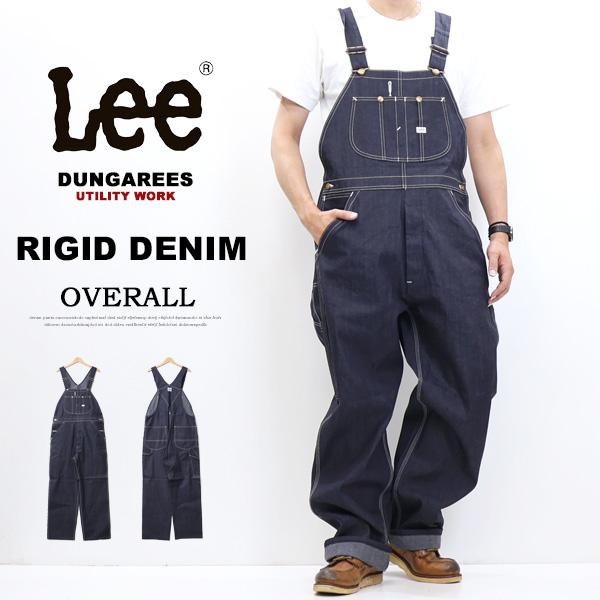 Lee（リー） ダンガリーズ 生デニム リジット オーバーオール メンズ