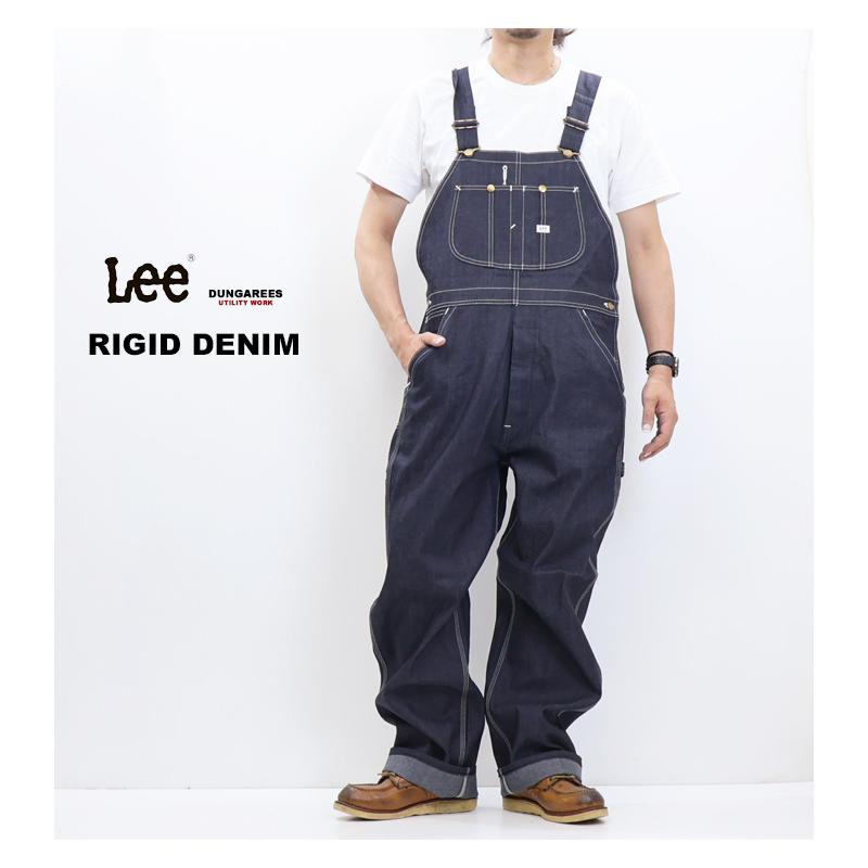 Lee リー ダンガリーズ 生デニム リジット オーバーオール