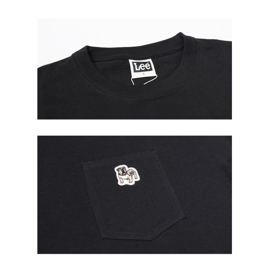 リード90 ワンオーナー Lee（リー） ブルドッグワッペン 胸ポケット 半袖Tシャツ メンズ