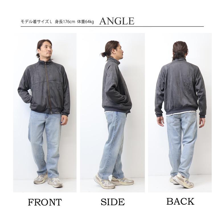 Lee（リー） 2025年秋冬 フェイクスウェード 裏フリース ジップ