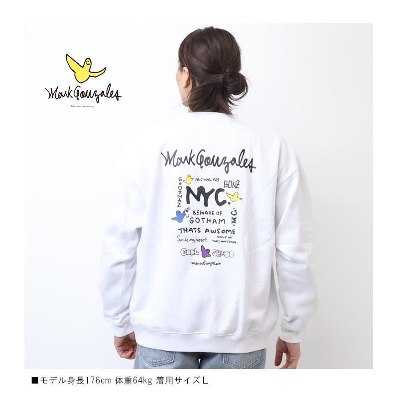 Mark Gonzales（マークゴンザレス） クルーネック スウェットシャツ