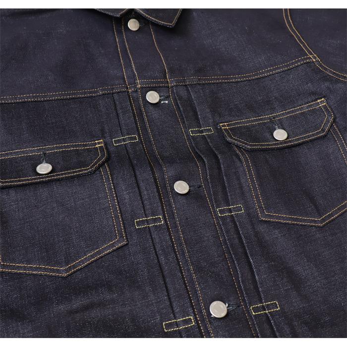 MOMOTARO JEANS 桃太郎ジーンズ #002 STANDARD DENIM JACKET スタンダード デニムジャケット ジージャン Gジャン 14.7oz 日本製 MMGJ0002の画像
