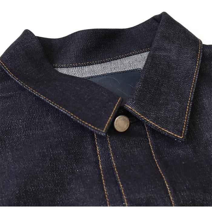 MOMOTARO JEANS 桃太郎ジーンズ #002 STANDARD DENIM JACKET スタンダード デニムジャケット ジージャン Gジャン 14.7oz 日本製 MMGJ0002の画像