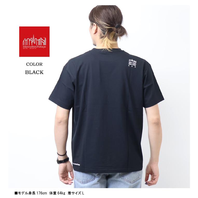 Manhattan Portage（マンハッタンポーテージ） プリント 半袖Tシャツ