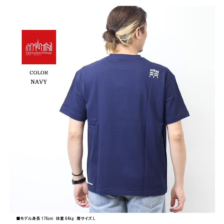 Manhattan Portage（マンハッタンポーテージ） プリント 半袖Tシャツ