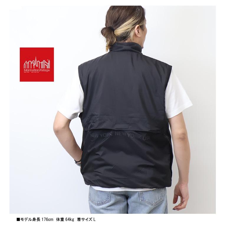 Manhattan Portage（マンハッタンポーテージ） スタンドベスト メンズ