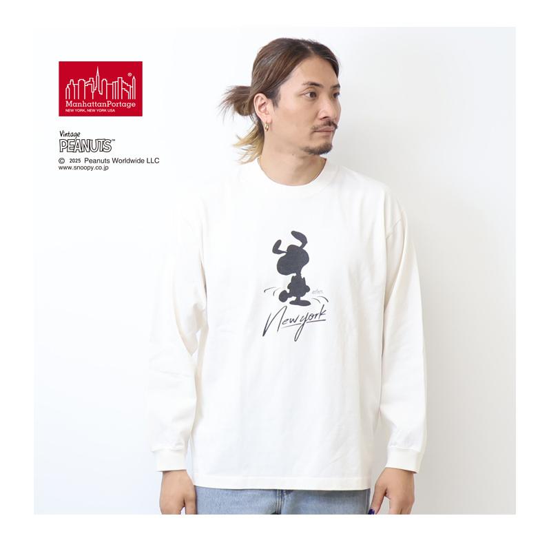 Manhattan Portage（マンハッタンポーテージ） スヌーピーコラボ 長袖T