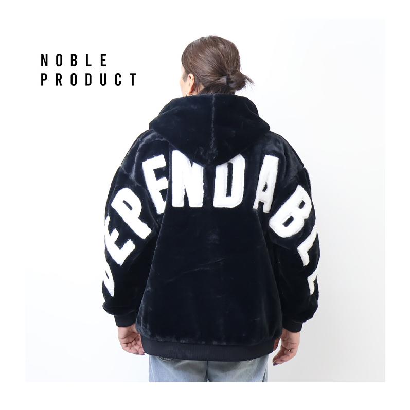 NOBLE PRODUCT（ノーブルプロダクト） バックビッグロゴ ファー