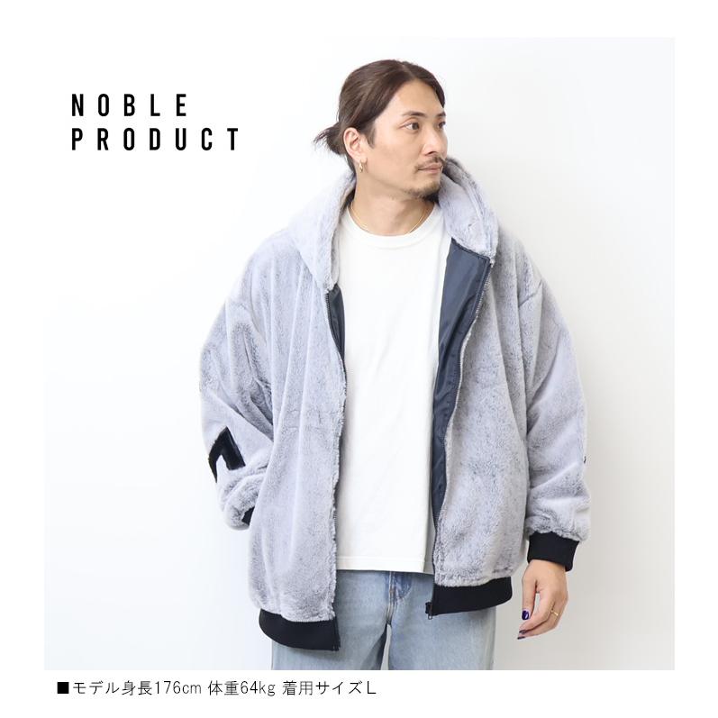 NOBLE PRODUCT（ノーブルプロダクト） バックビッグロゴ ファー