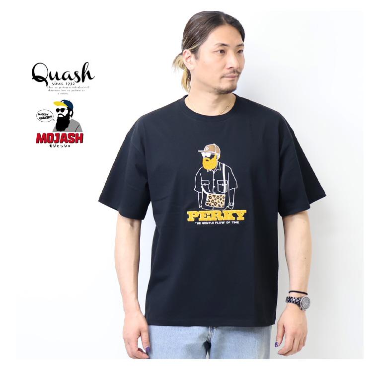 Quash クアッシュ MOJASH モジャッシュ ヒゲおじさん プリント Quash クアッシュ MOJASH モジャッシュ ヒゲおじさん プリント