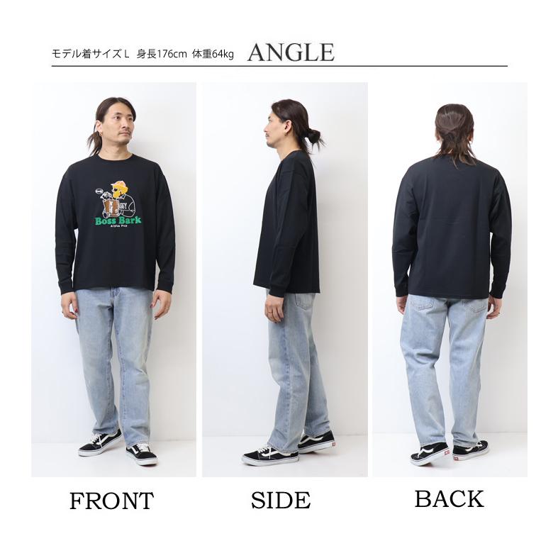 Quash（クアッシュ） MOJASH モジャッシュ ヒゲサガラ刺繍 長袖Tシャツ