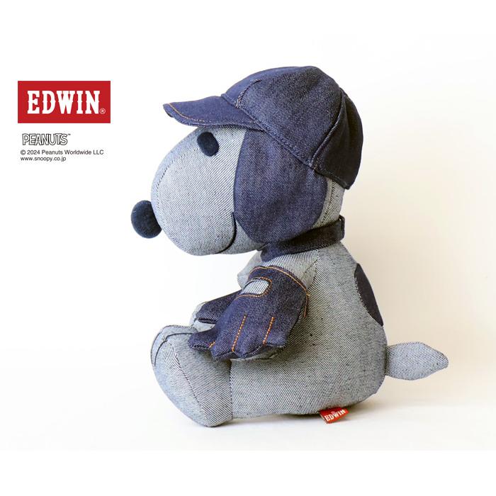 EDWIN（エドウィン） スヌーピー デニム ぬいぐるみ ベースボール