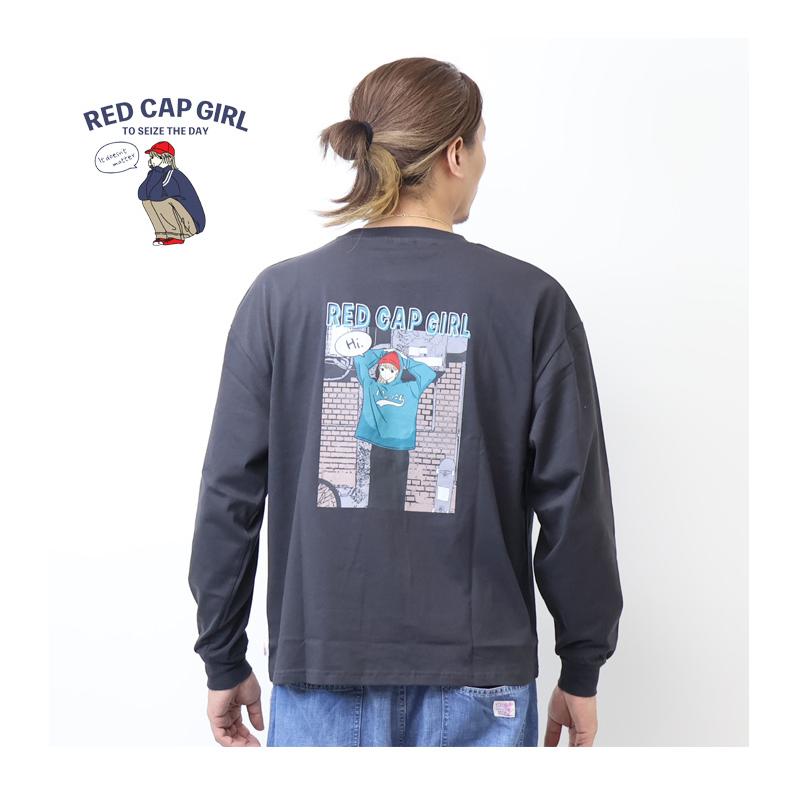 RED CAP GIRL レッドキャップガール イラストバックプリント