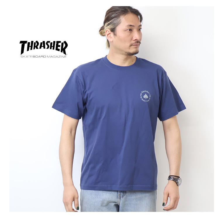 THRASHER（スラッシャー） プリント 半袖Tシャツ スペード 半T メンズ