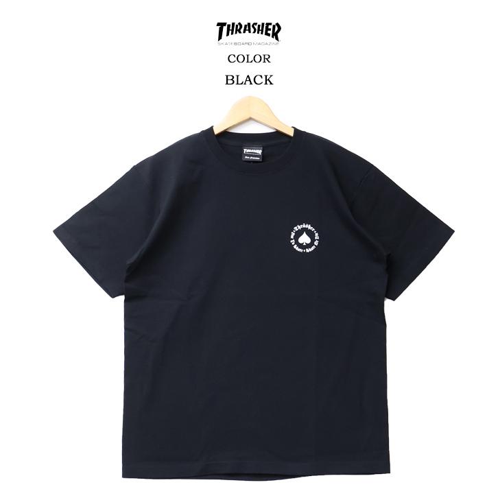 THRASHER（スラッシャー） プリント 半袖Tシャツ スペード 半T メンズ