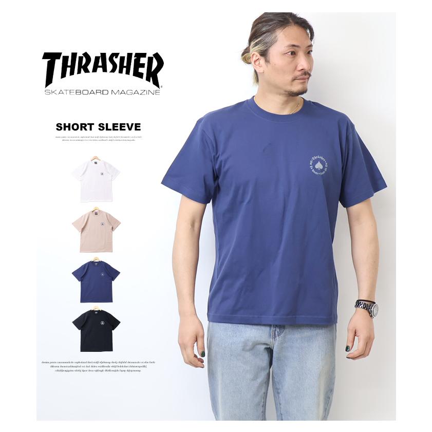 THRASHER（スラッシャー） プリント 半袖Tシャツ スペード 半T メンズ