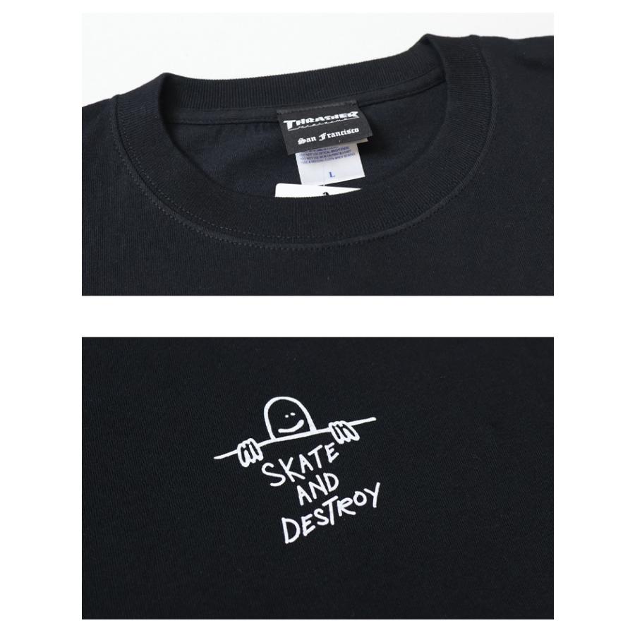 THRASHER（スラッシャー） マークゴンザレス ロゴプリント 長袖Tシャツ