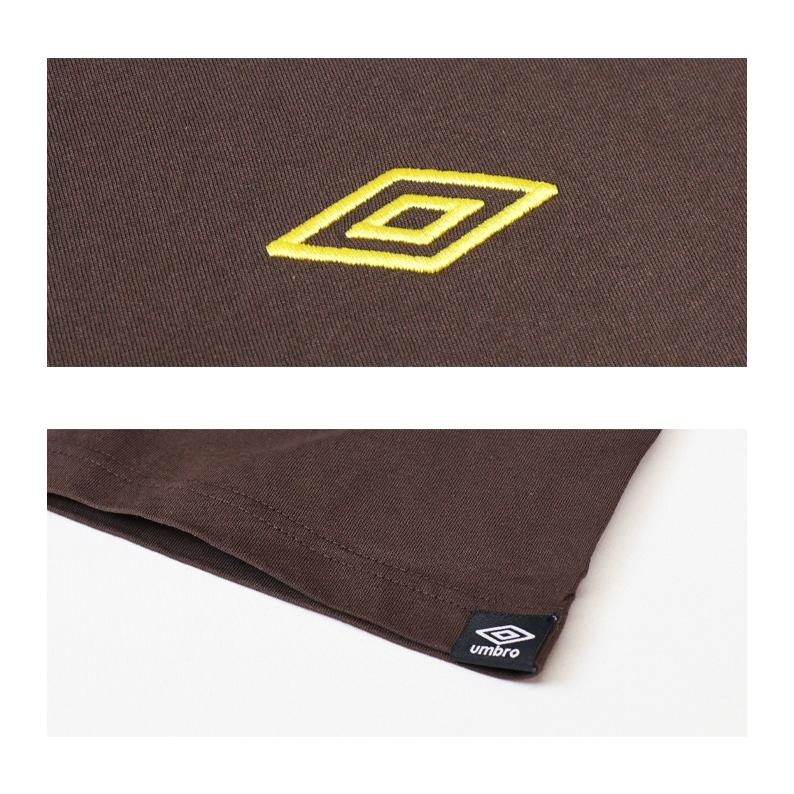 umbro（アンブロ） 別注 ロゴ刺繍 半袖Tシャツ 半T メンズ UM7112