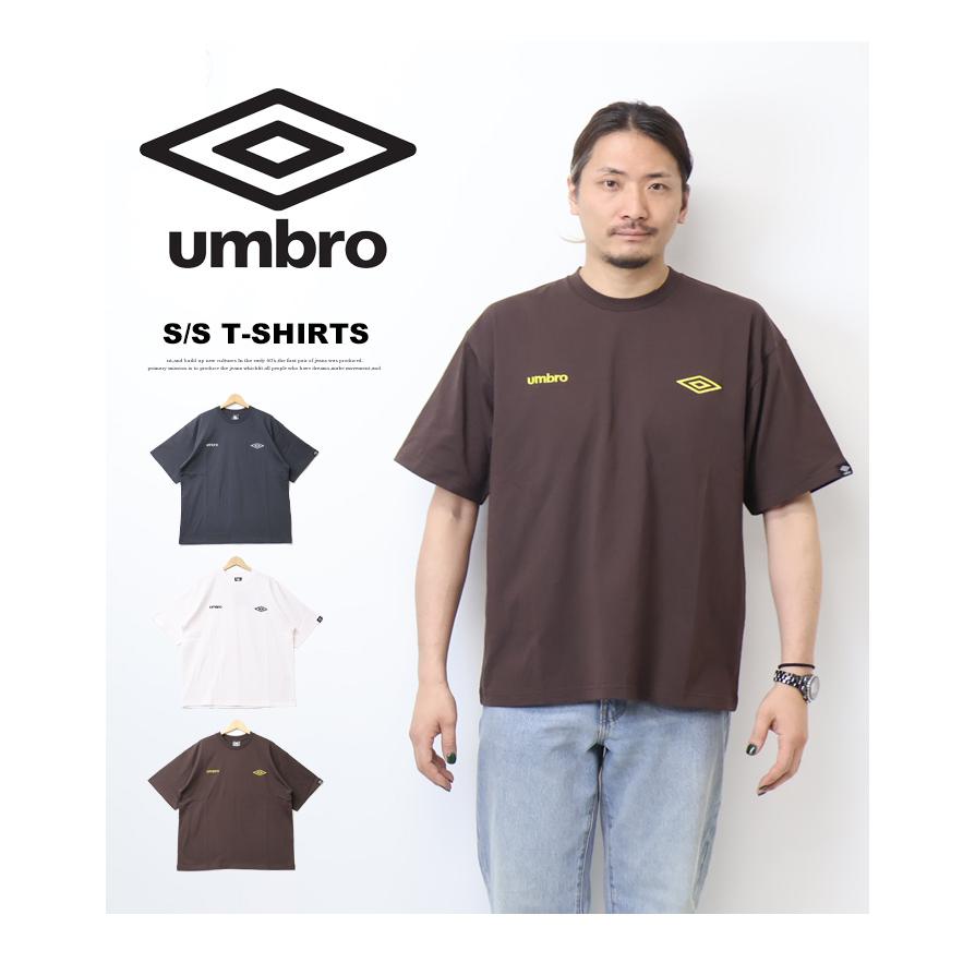 umbro（アンブロ） 別注 ロゴ刺繍 半袖Tシャツ 半T メンズ UM7112