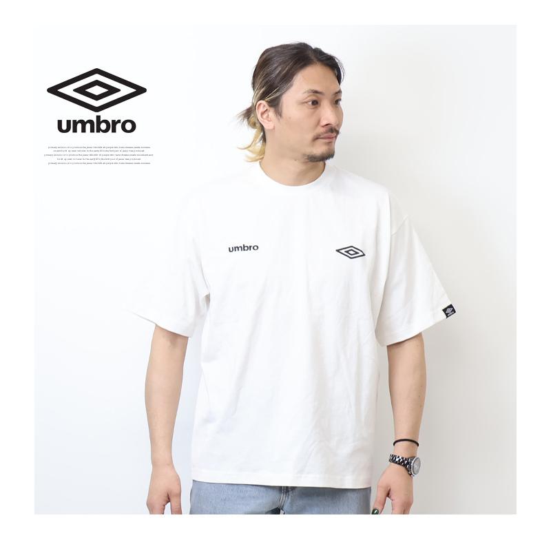 umbro（アンブロ） 別注 ロゴ刺繍 半袖Tシャツ 半T メンズ UM7112