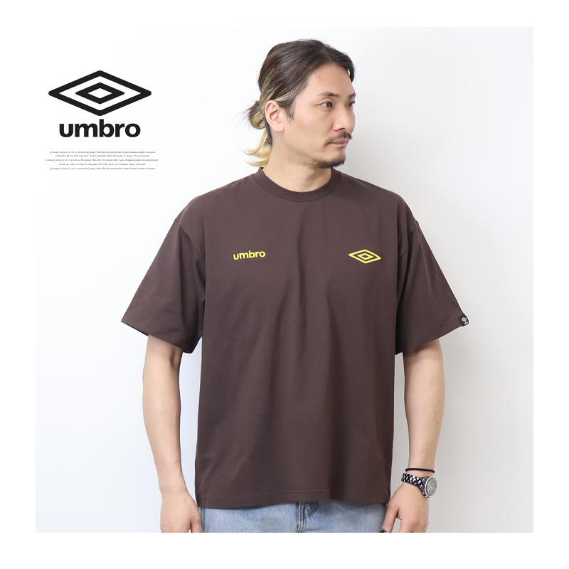 umbro（アンブロ） 別注 ロゴ刺繍 半袖Tシャツ 半T メンズ UM7112