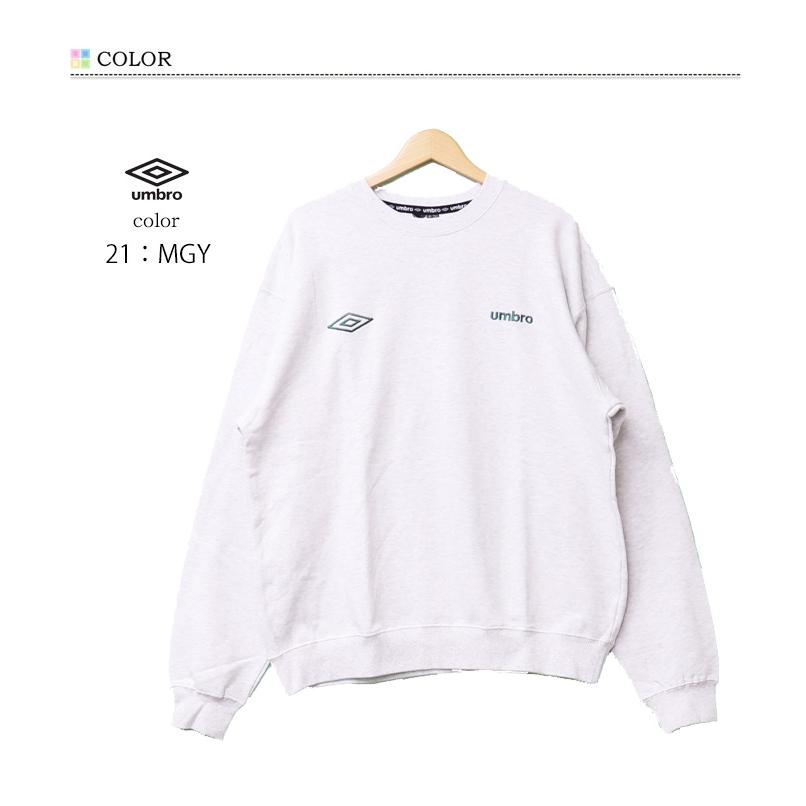 umbro（アンブロ） 別注 クルーネックスウェットシャツ トレーナー 裏