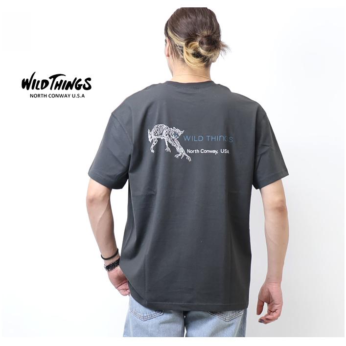WILD THINGS（ワイルドシングス） WILD CAT プリント 半袖Tシャツ 半T