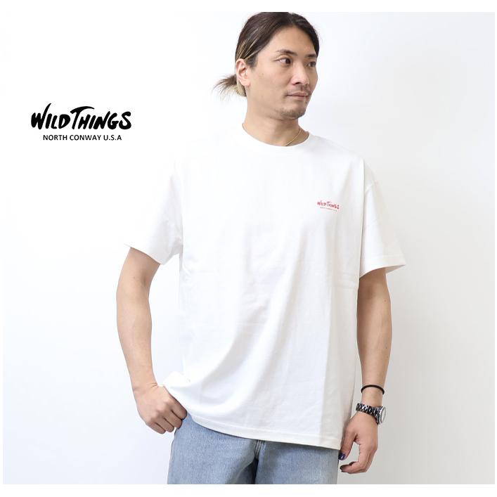 WILD THINGS（ワイルドシングス） WILD CAT プリント 半袖Tシャツ 半T