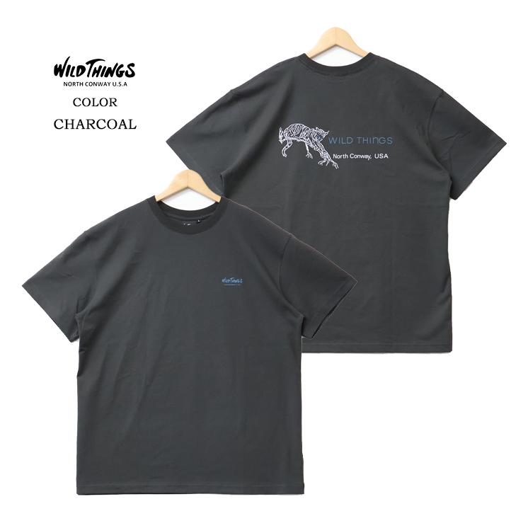 WILD THINGS（ワイルドシングス） WILD CAT プリント 半袖Tシャツ 半T