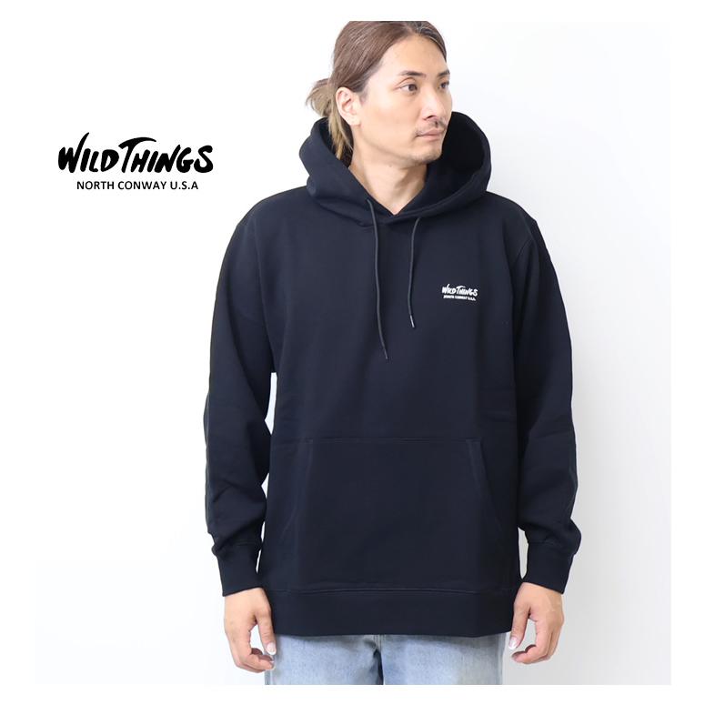 WILD THINGS（ワイルドシングス） ワンポイント スウェットパーカー 裏