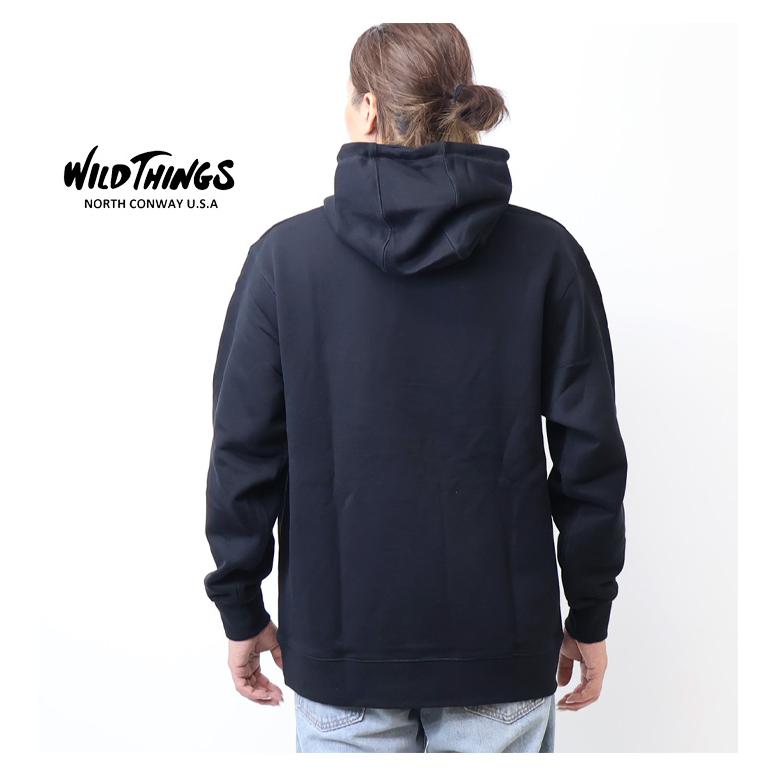WILD THINGS（ワイルドシングス） ワンポイント スウェットパーカー 裏