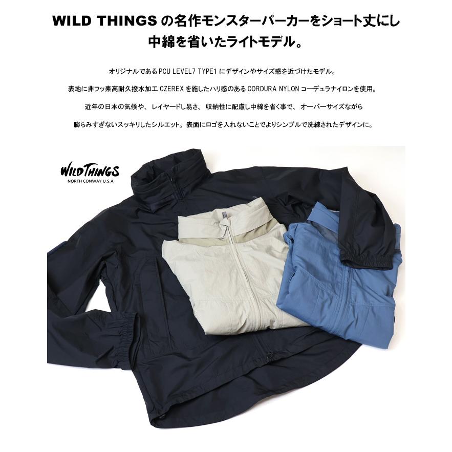 WILD THINGS  ショート丈モンスターパーカ　Lサイズ WILD THINGS - SHORT MONSTER PARKA - WT24103N – Sun House Online