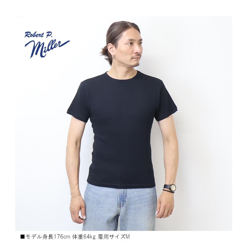 Robert P. Miller ロバート ピー ミラー パネルリブ クルーネック 半袖Tシャツ 無地 半T パックTシャツ メンズ 109C | Robert P. Miller | 10