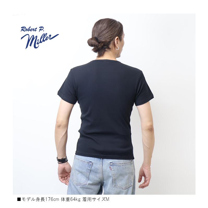 Robert P. Miller ロバート ピー ミラー パネルリブ クルーネック 半袖Tシャツ 無地 半T パックTシャツ メンズ 109C | Robert P. Miller | 11