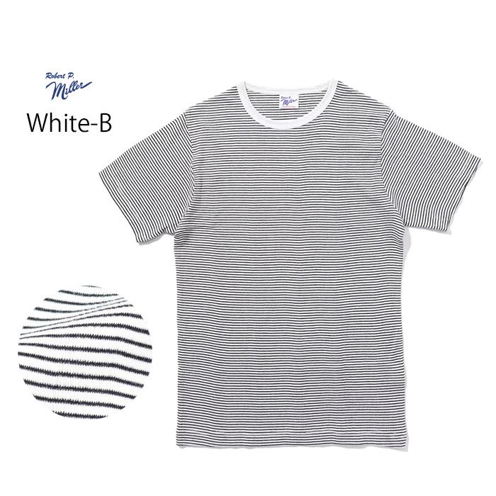 Robert P. Miller ロバート ピー ミラー パネルリブ クルーネック 半袖Tシャツ 無地 半T パックTシャツ メンズ 109C | Robert P. Miller | 12