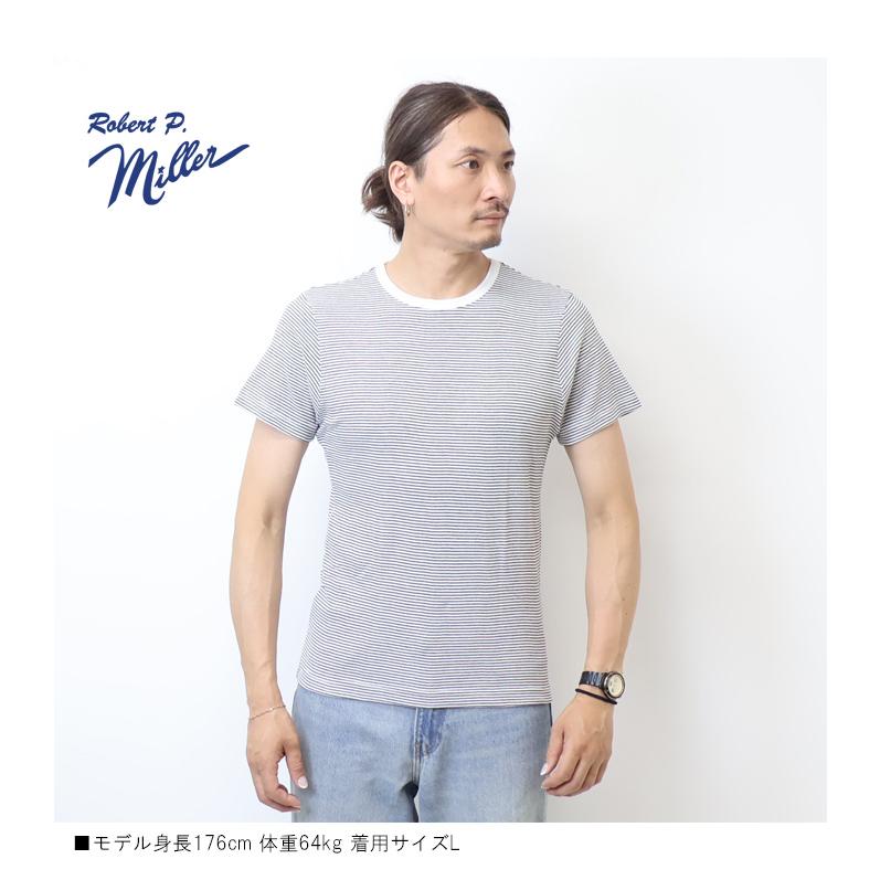 Robert P. Miller ロバート ピー ミラー パネルリブ クルーネック 半袖Tシャツ 無地 半T パックTシャツ メンズ 109C | Robert P. Miller | 13