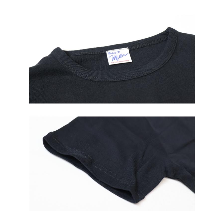 Robert P. Miller ロバート ピー ミラー パネルリブ クルーネック 半袖Tシャツ 無地 半T パックTシャツ メンズ 109C | Robert P. Miller | 18