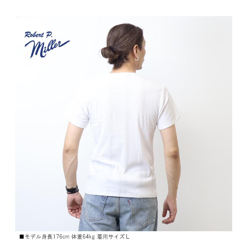 Robert P. Miller ロバート ピー ミラー パネルリブ クルーネック 半袖Tシャツ 無地 半T パックTシャツ メンズ 109C | Robert P. Miller | 05